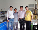 Vietnam customer in Xinhai mineral dressing lab