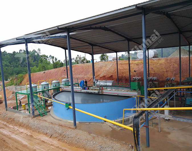 Malaysia 700t/d Gold Mineral Processing Plant