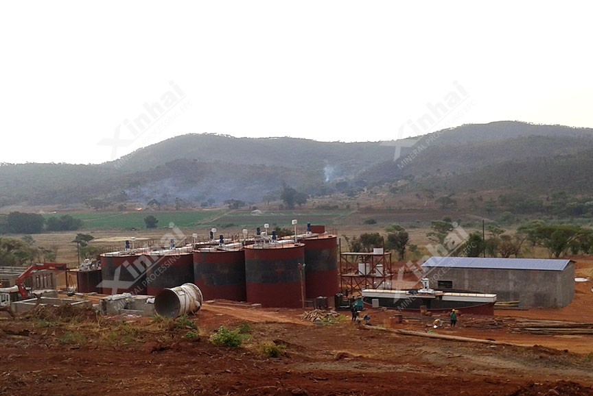 Sudan 700t/d Rock Gold Mineral Processing Plant