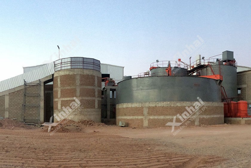 Sudan 700t/d Rock Gold Mineral Processing Plant