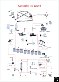 Gold all sliming cyanidation CIP plant