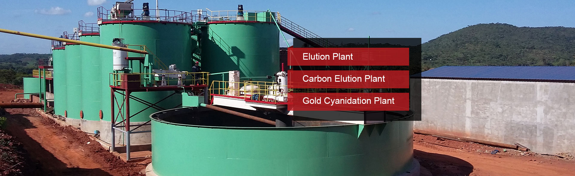 gold elution plant