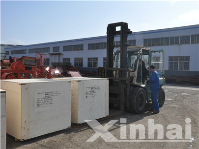 Mining equipment manufactured by us were about to pack and ship.