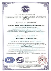 ISO14001:2015 Environmental Management System Certification